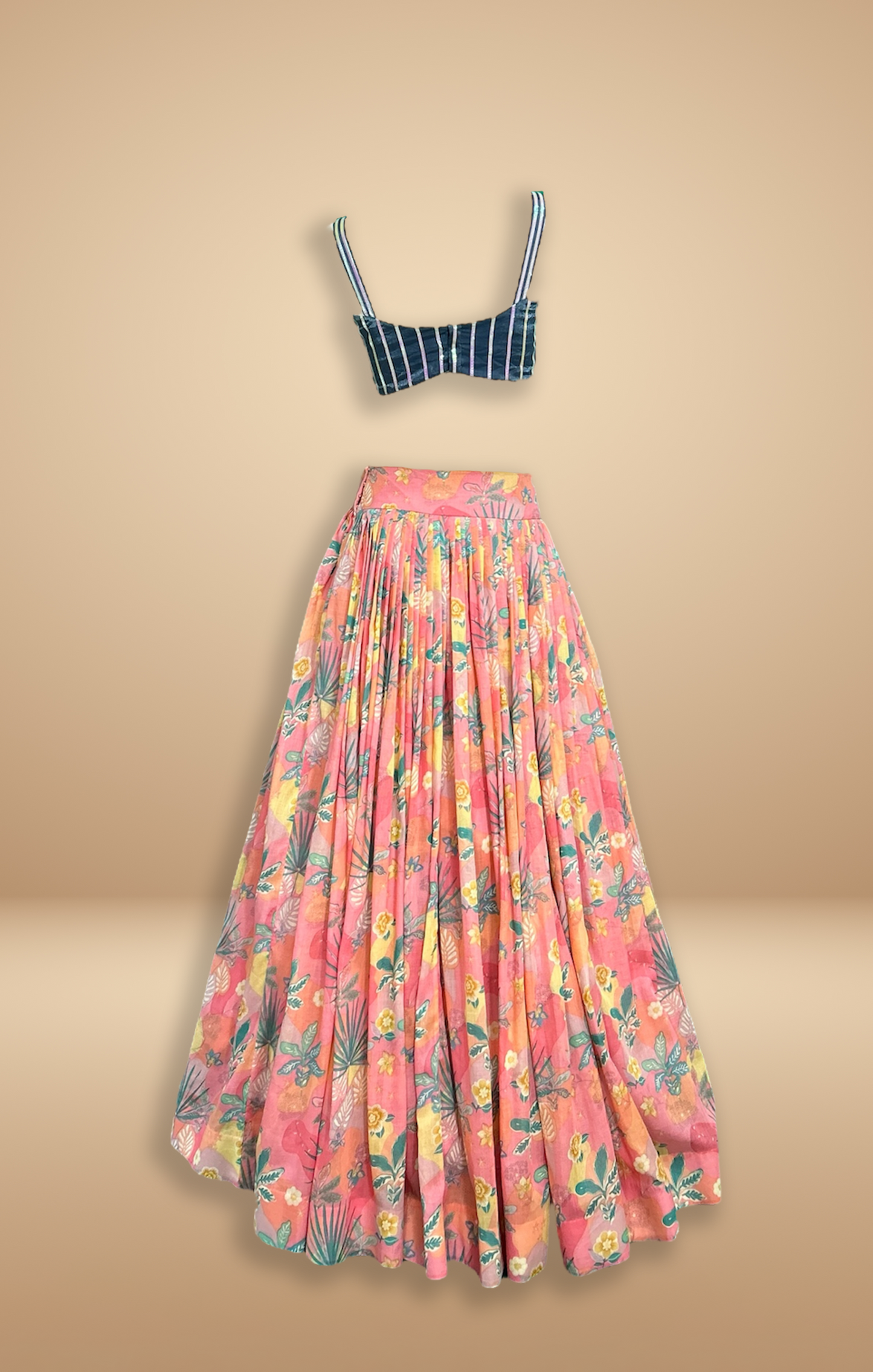 Floral Fusion Lehenga Set